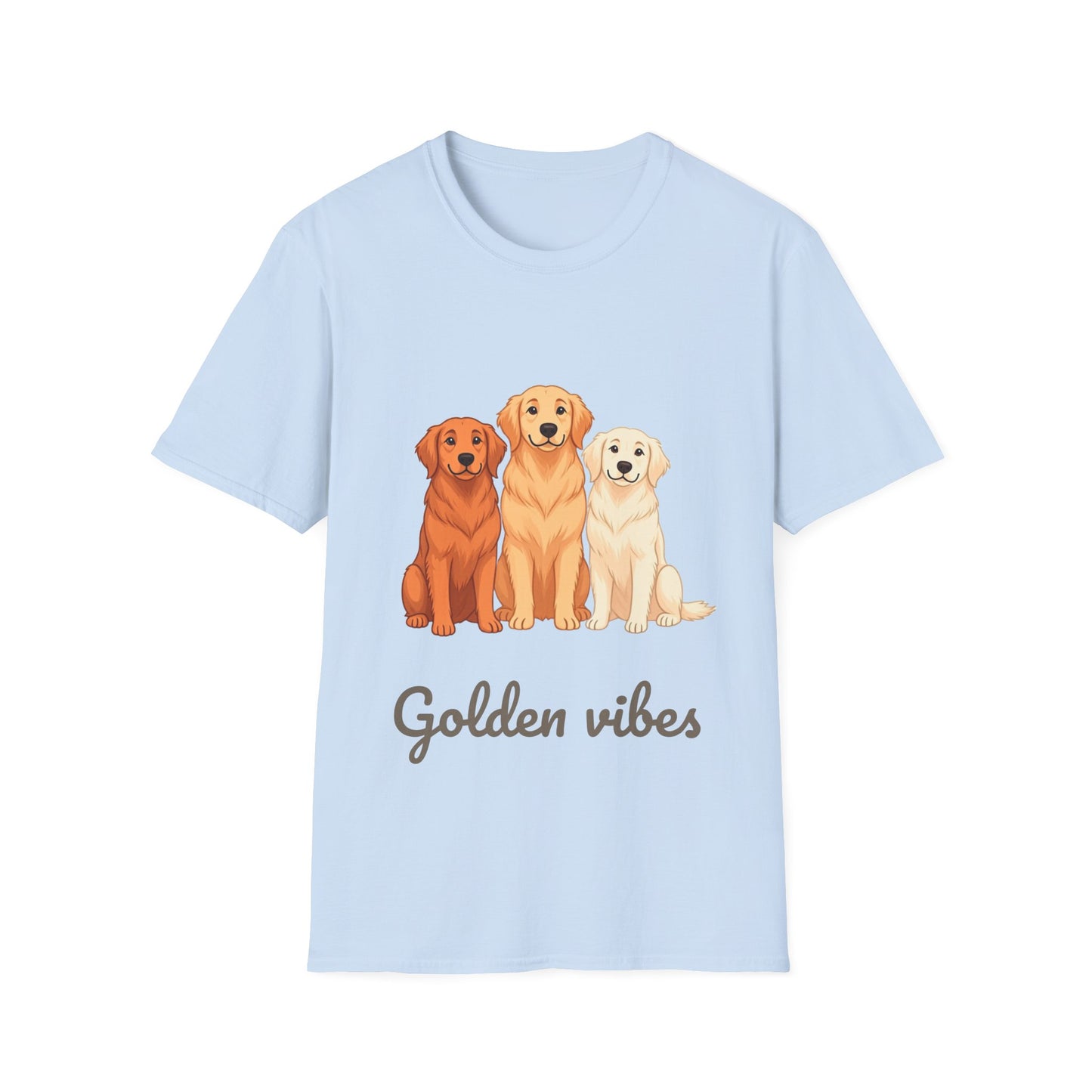 Camiseta Unisex Golden Retriever – Para Amantes de Goldens con Estilo y Buenas Vibras