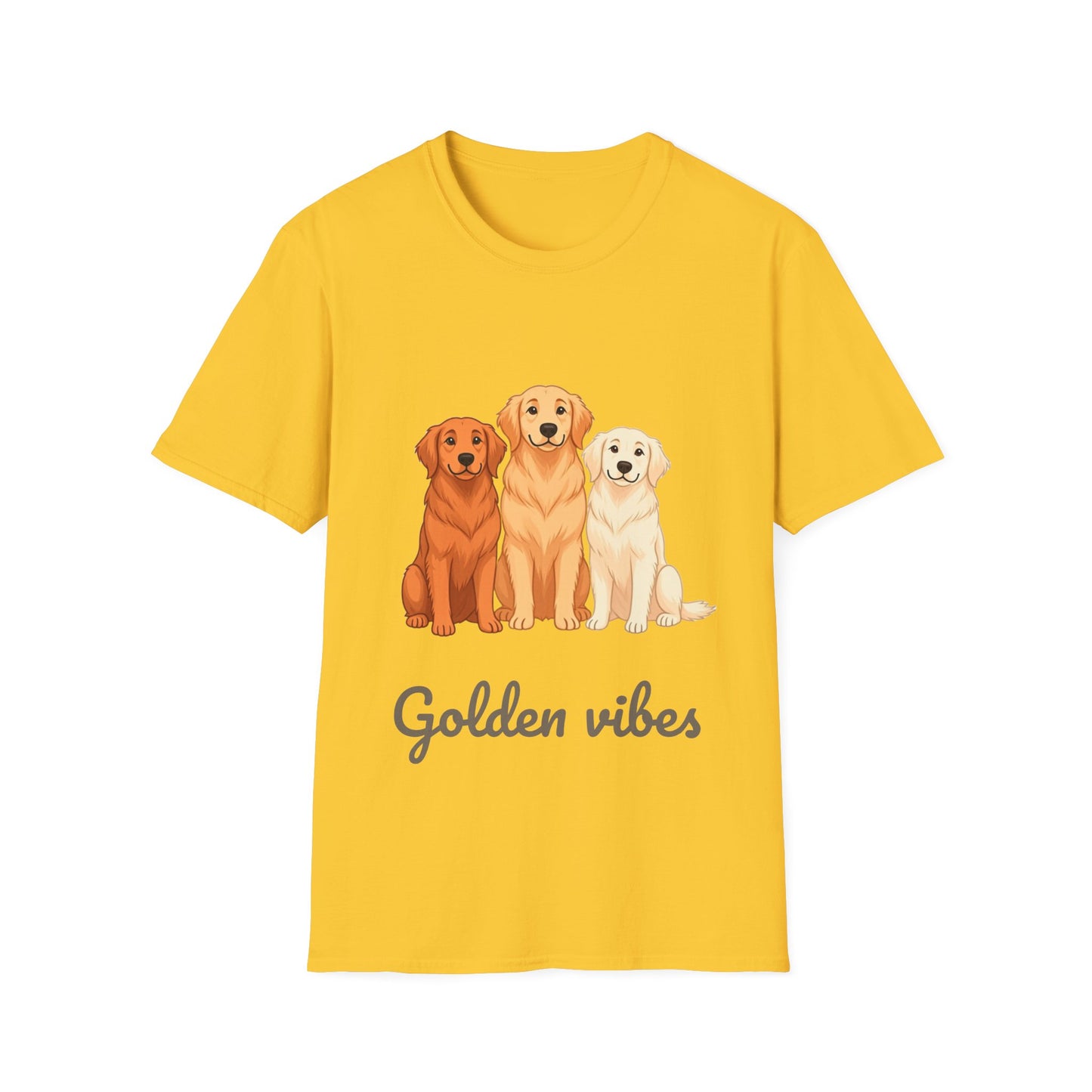 Camiseta Unisex Golden Retriever – Para Amantes de Goldens con Estilo y Buenas Vibras