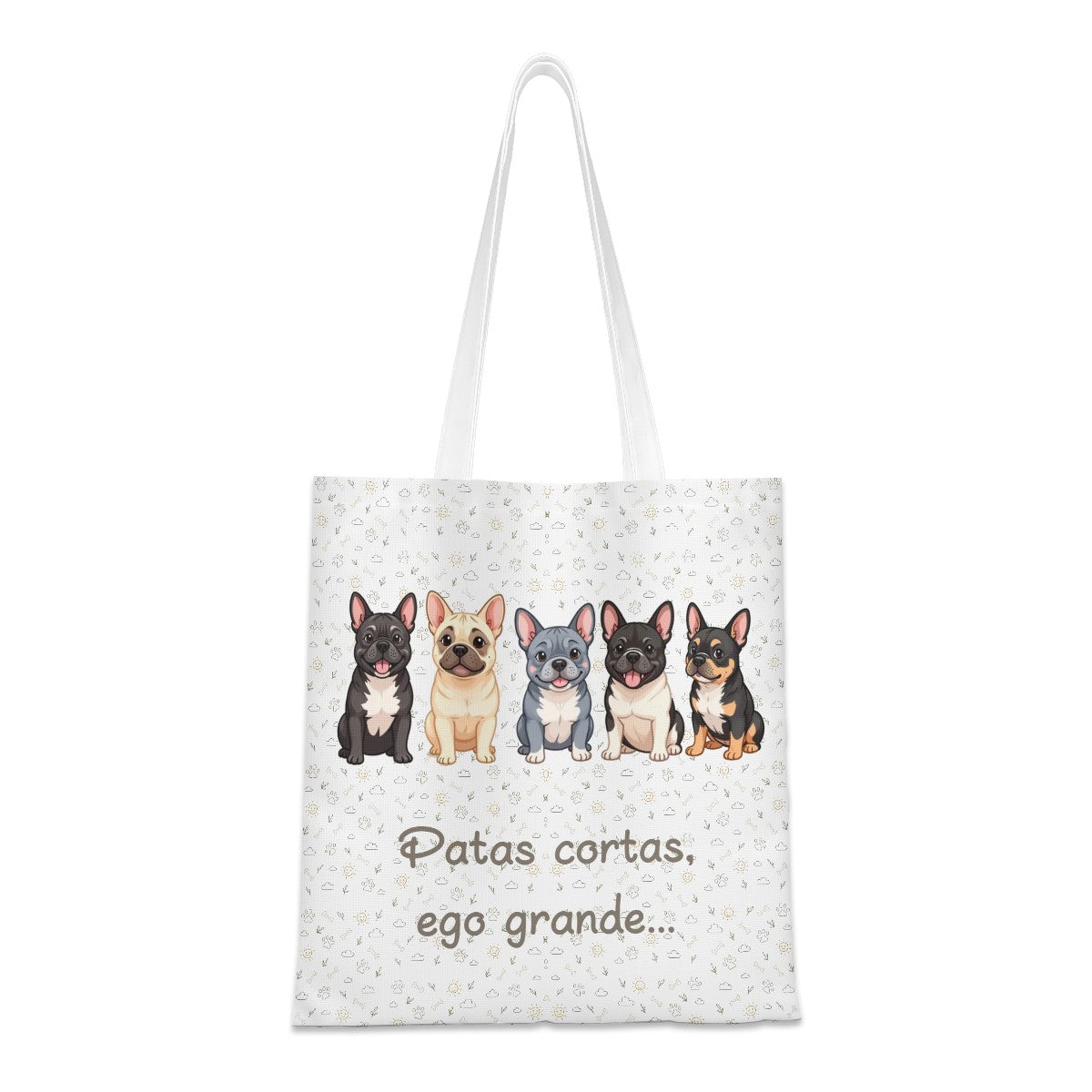 Bolsa Tote “Patas cortas, ego grande” – Actitud y Estilo para Quien Ama a %%petName%%