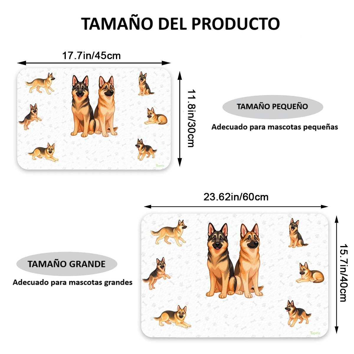 Tapete Impermeable para el comedero de %%petName%% – Limpieza, Estilo y Comodidad con Carácter Canino