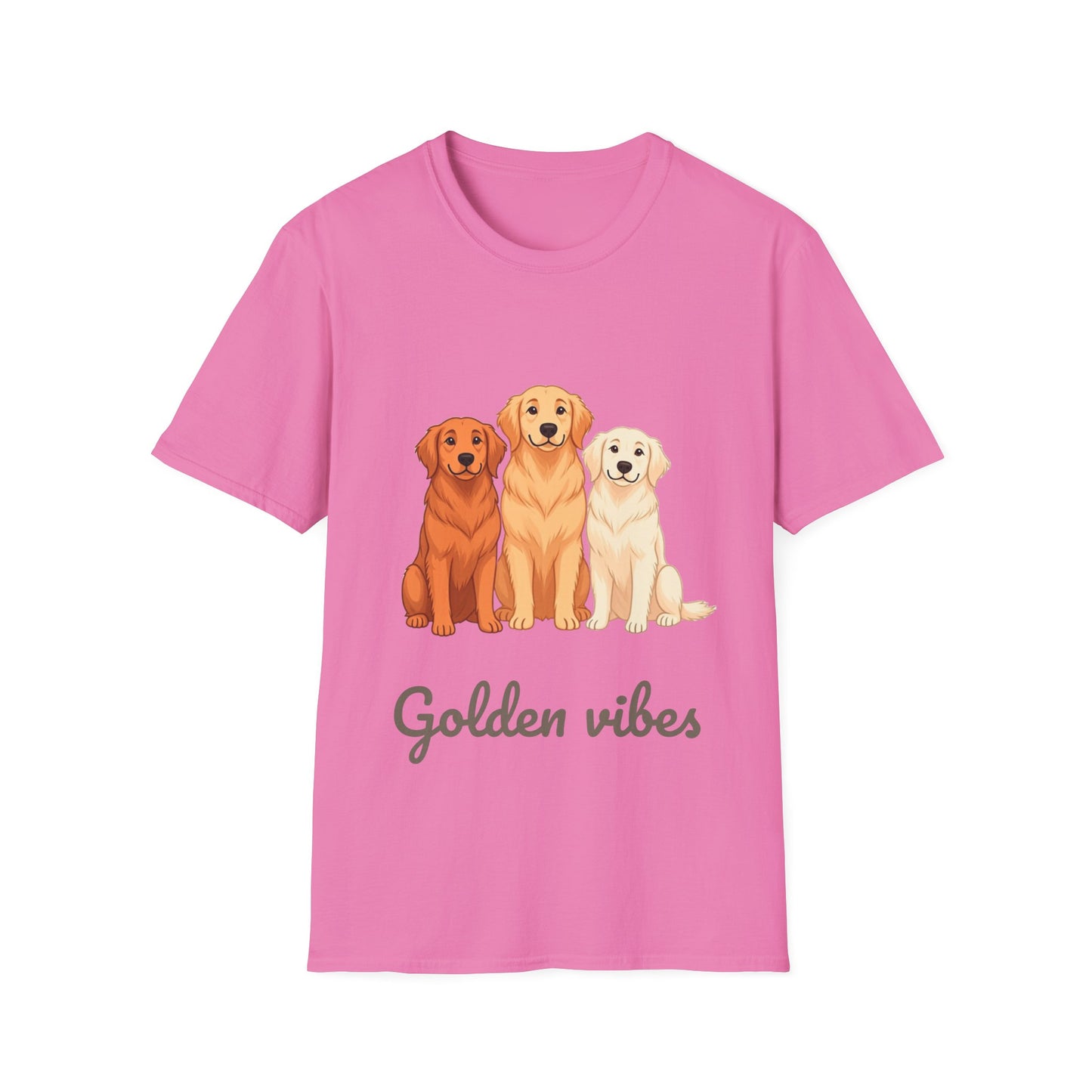 Camiseta Unisex Golden Retriever – Para Amantes de Goldens con Estilo y Buenas Vibras