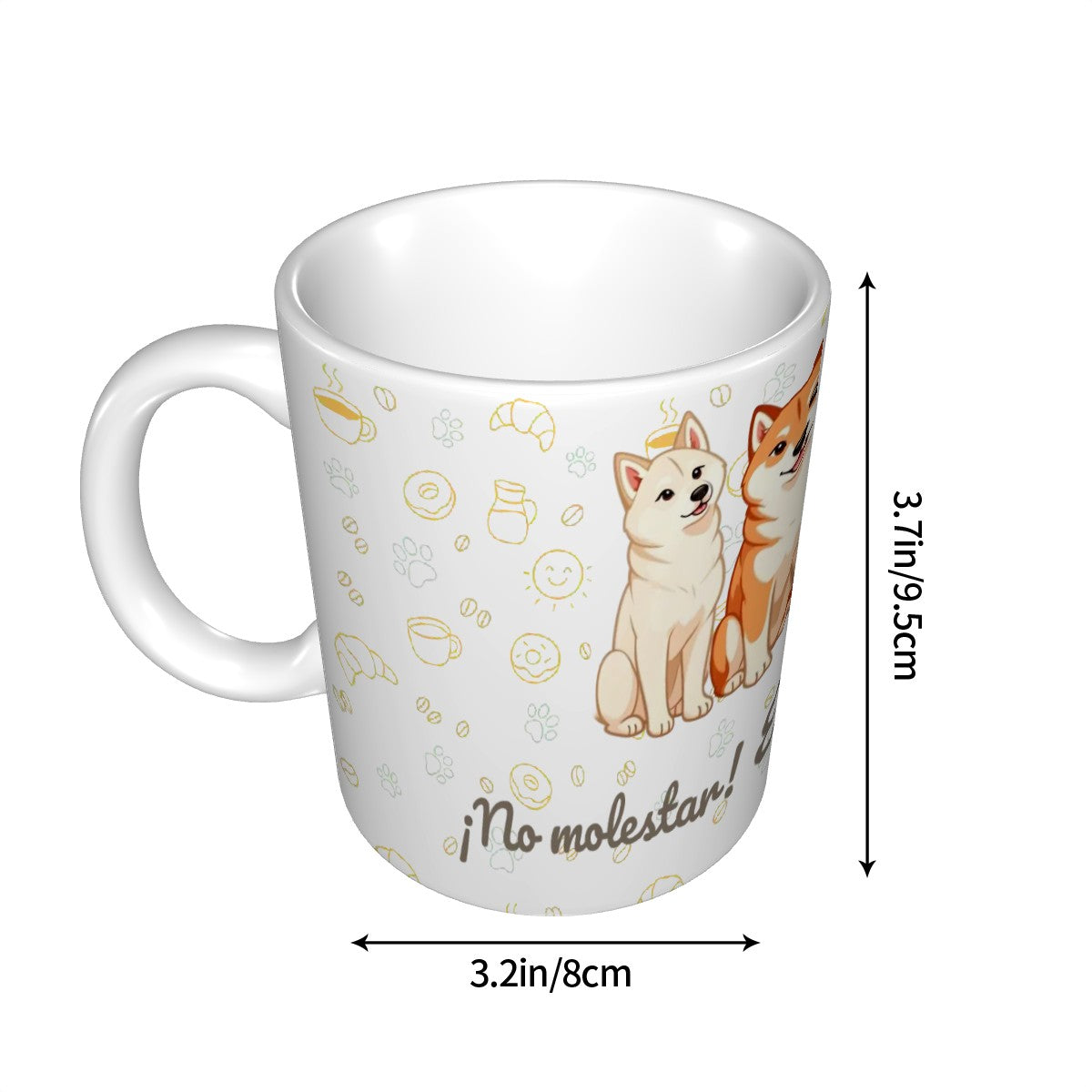 Taza de Cerámica Shiba Inu – ¡No molestar! Estoy en modo Shiba