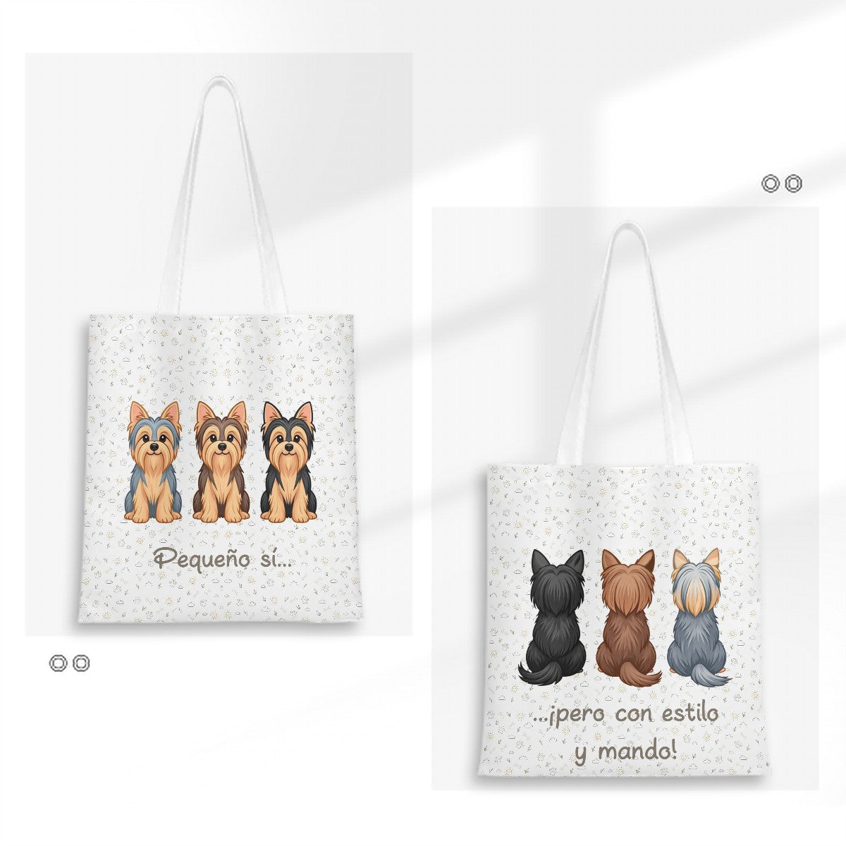 Bolsa Tote “Tamaño mini, carácter maxi” – Estilo y Encanto para Quien Ama a %%petName%%