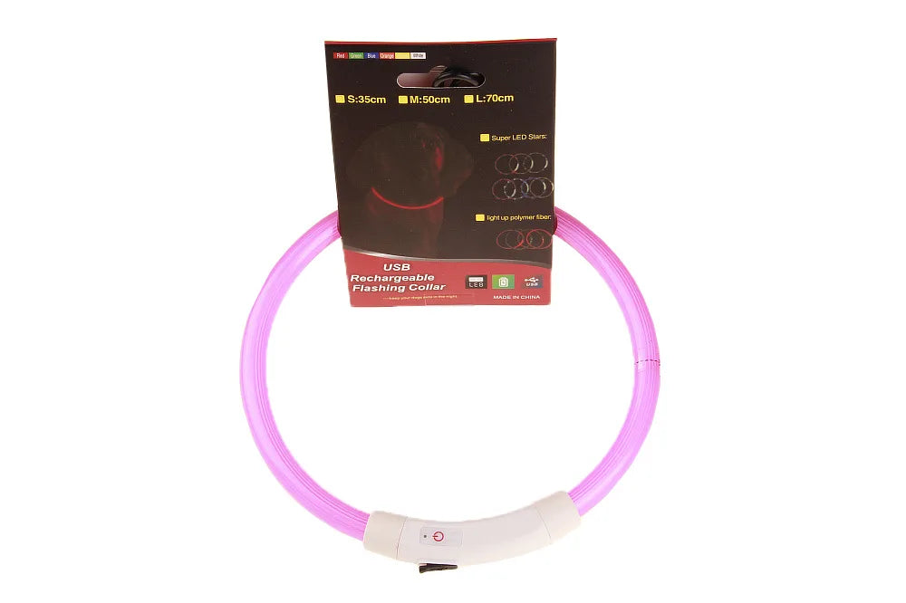 Collar LED Recargable para %%petName%% – Seguridad y Visibilidad en Cada Paseo