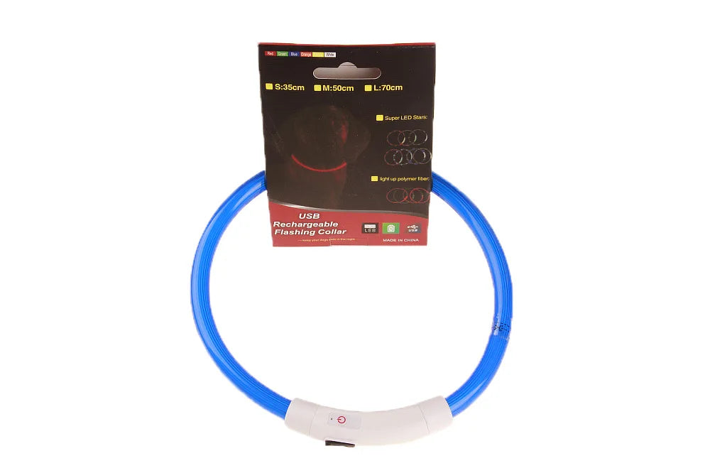 Collar LED Recargable para %%petName%% – Seguridad y Visibilidad en Cada Paseo