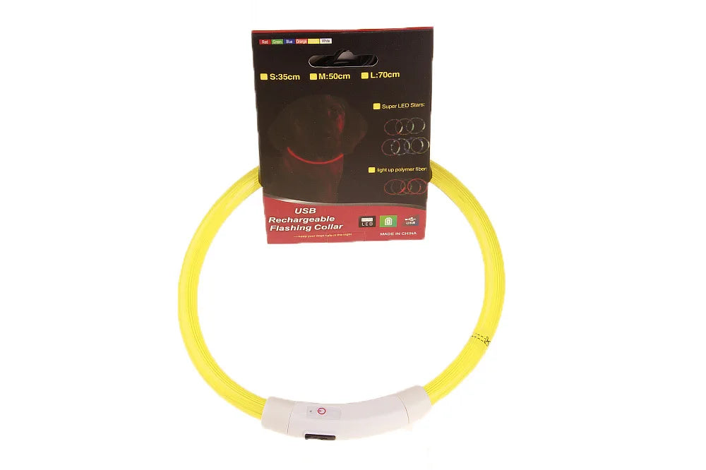 Collar LED Recargable para %%petName%% – Seguridad y Visibilidad en Cada Paseo