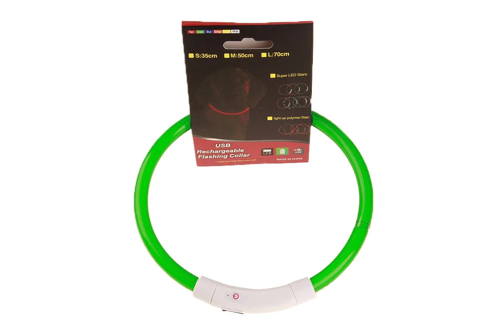 Collar LED Recargable para %%petName%% – Seguridad y Visibilidad en Cada Paseo