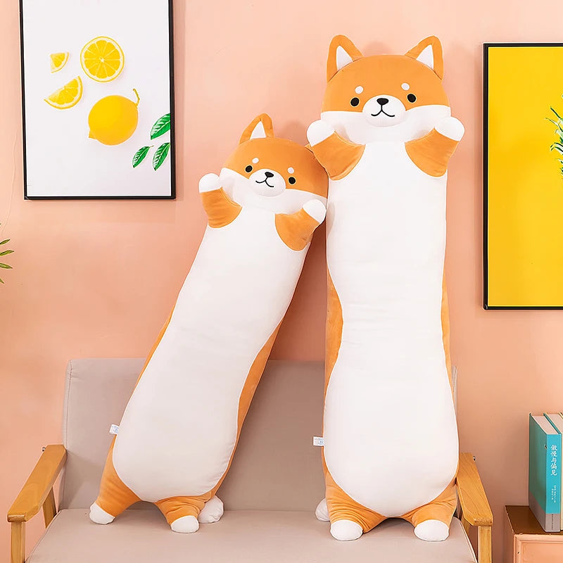 Almohada Peluche Shiba Inu – Compañero de Sueños para Grandes y Pequeños