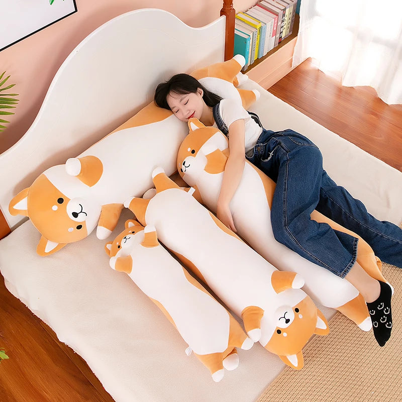 Almohada Peluche Shiba Inu – Compañero de Sueños para Grandes y Pequeños