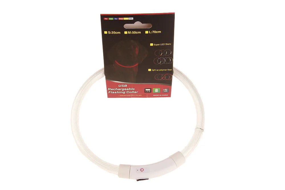 Collar LED Recargable para %%petName%% – Seguridad y Visibilidad en Cada Paseo