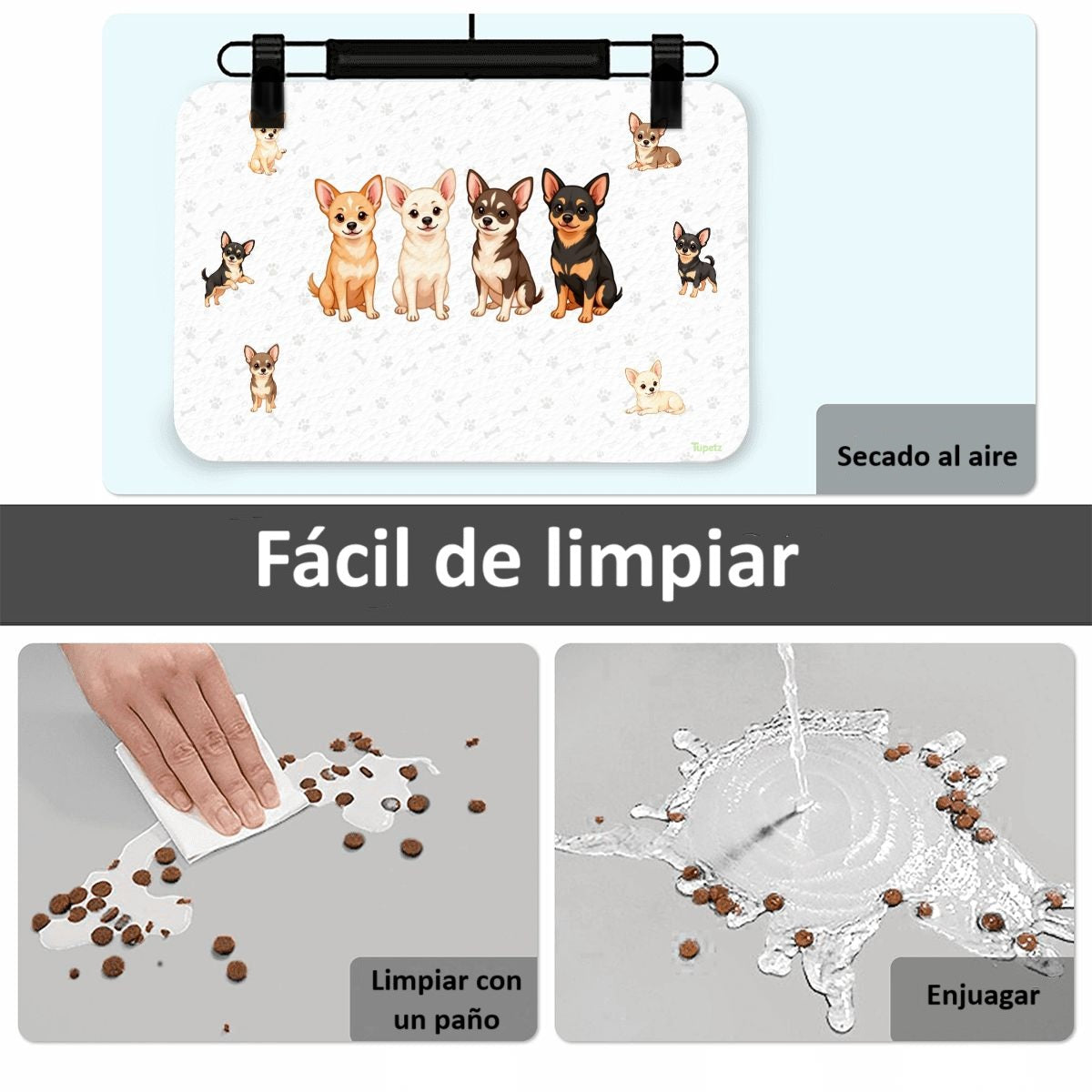 Tapete Impermeable para %%petName%% – Comodidad, Limpieza y Estilo para Cada Comida