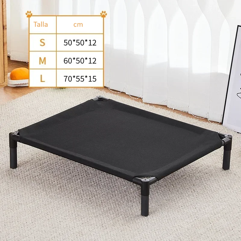Cama Elevada Plegable para %%petName%% – Conforto, Frescura y Versatilidad en Cualquier Época del Año 🐾🛏️