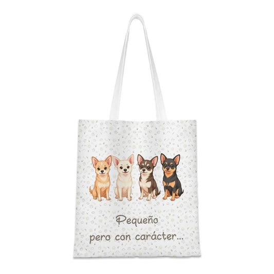 Bolsa Tote “Pequeño pero con carácter” – Estilo y Encanto para Quien Ama a %%petName%%