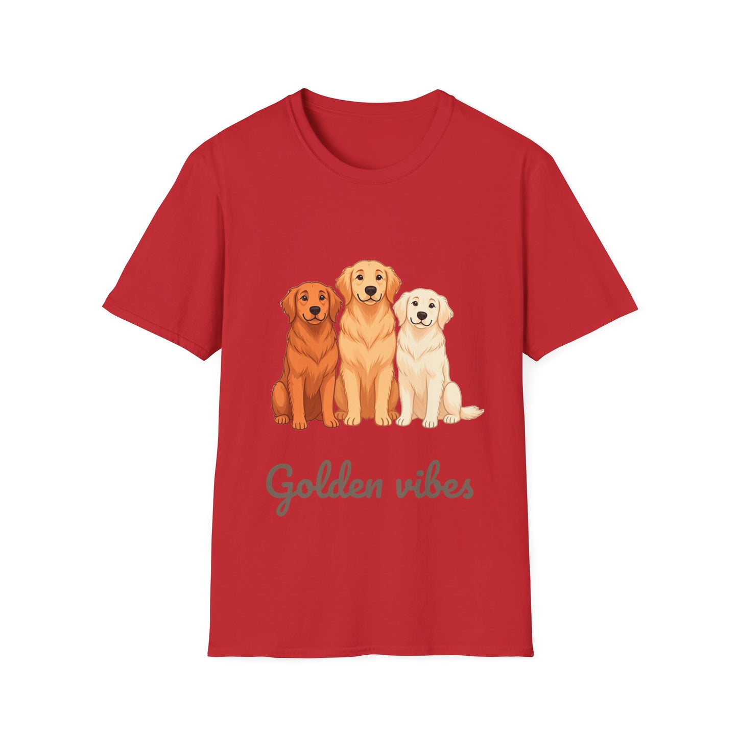 Camiseta Unisex Golden Retriever – Para Amantes de Goldens con Estilo y Buenas Vibras