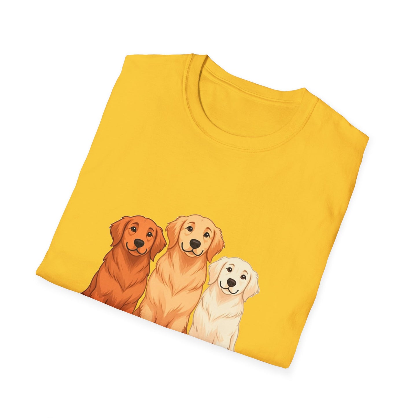 Camiseta Unisex Golden Retriever – Para Amantes de Goldens con Estilo y Buenas Vibras