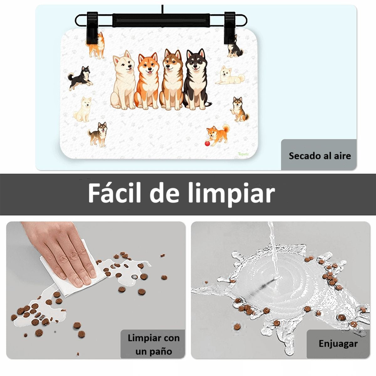 Tapete Impermeable para %%petName%% – Comodidad, Limpieza y Mucha Actitud Shiba
