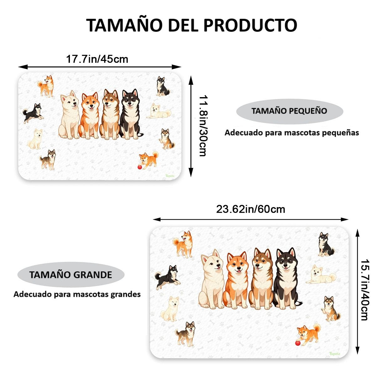 Tapete Impermeable para %%petName%% – Comodidad, Limpieza y Mucha Actitud Shiba