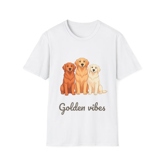 Camiseta Unisex Golden Retriever – Para Amantes de Goldens con Estilo y Buenas Vibras