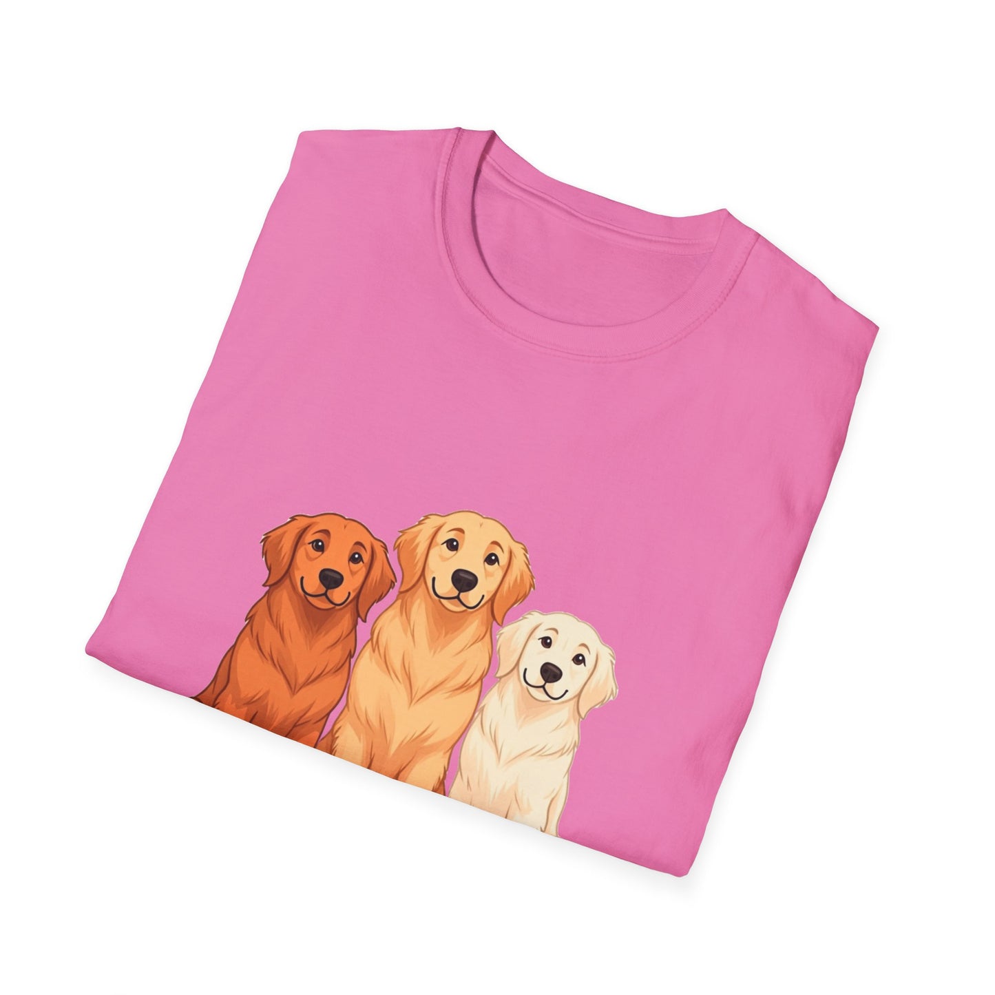 Camiseta Unisex Golden Retriever – Para Amantes de Goldens con Estilo y Buenas Vibras