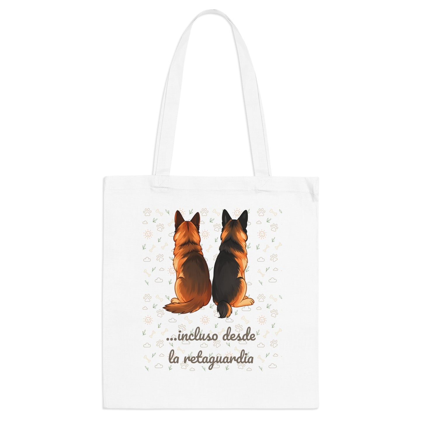 Bolsa Tote “Siempre contigo…” – Elegancia, Lealtad y Mucho Cariño Canino