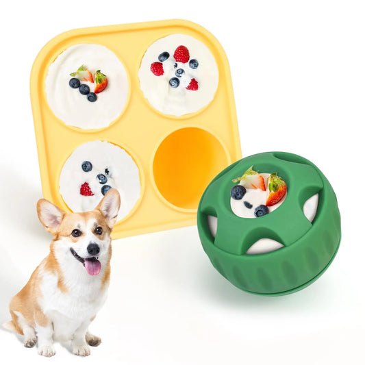 Juguete de Lamer con molde para congelar para %%petName%% – Diversión Refrescante y Antiestrés 🐾❄️
