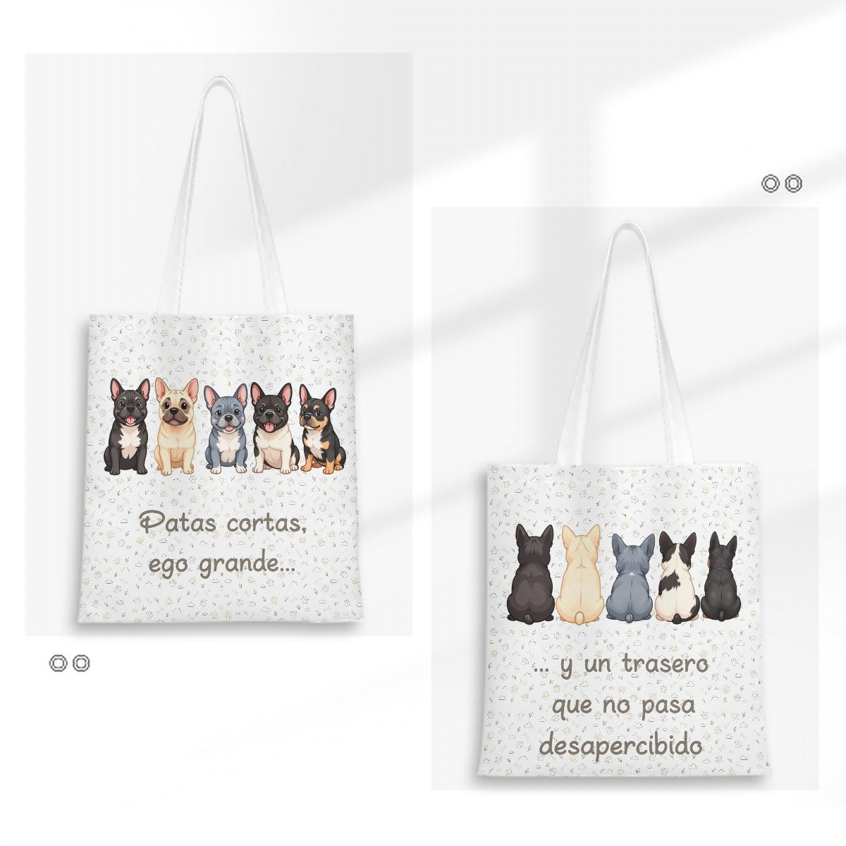 Bolsa Tote “Patas cortas, ego grande” – Actitud y Estilo para Quien Ama a %%petName%%